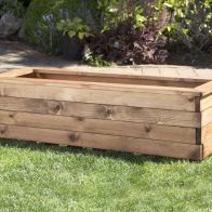 See more information about the Large Scandinavian Redwood Garden Planter Trough