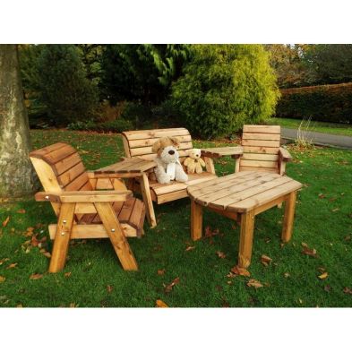 Product photograph of Little Fellas Garden Furniture Set By Charles Taylor - 4 Seats from QD stores