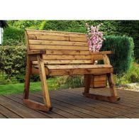 See more information about the Scandinavian Redwood Garden Bench by Charles Taylor - 2 Seats