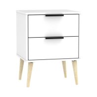 See more information about the Drayton Side Table White 2 Drawers
