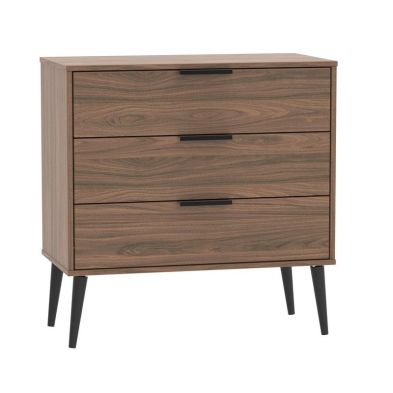 Product photograph of Drayton Chest Of Drawers Brown 3 Drawers from QD stores