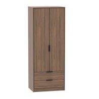 See more information about the Drayton Tall Wardrobe Brown 2 Doors 2 Drawers
