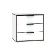 See more information about the Drayton Chest of Drawers Natural & White 3 Drawers