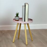 See more information about the Wensum Tray Top Side Table Pink
