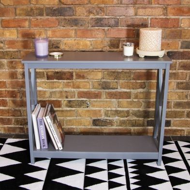Product photograph of Wensum Tetbury Console Table Grey from QD stores