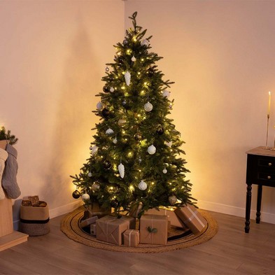 7ft Prelit Christmas Tree Artificial With Led Lights Warm White 2700 Tips By Wensum