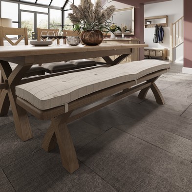 Product photograph of Bondi Bench Oak Natural 200cm from QD stores