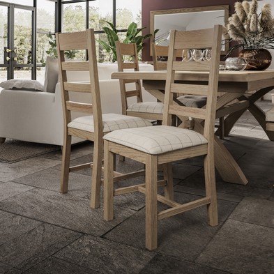 Product photograph of Pair Of Bondi Dining Chairs Oak Natural from QD stores