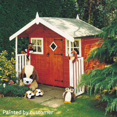 Product photograph of Shire Hobby 6 5 X 6 2 Apex Children S Playhouse - Premium Dip Treated Shiplap from QD stores