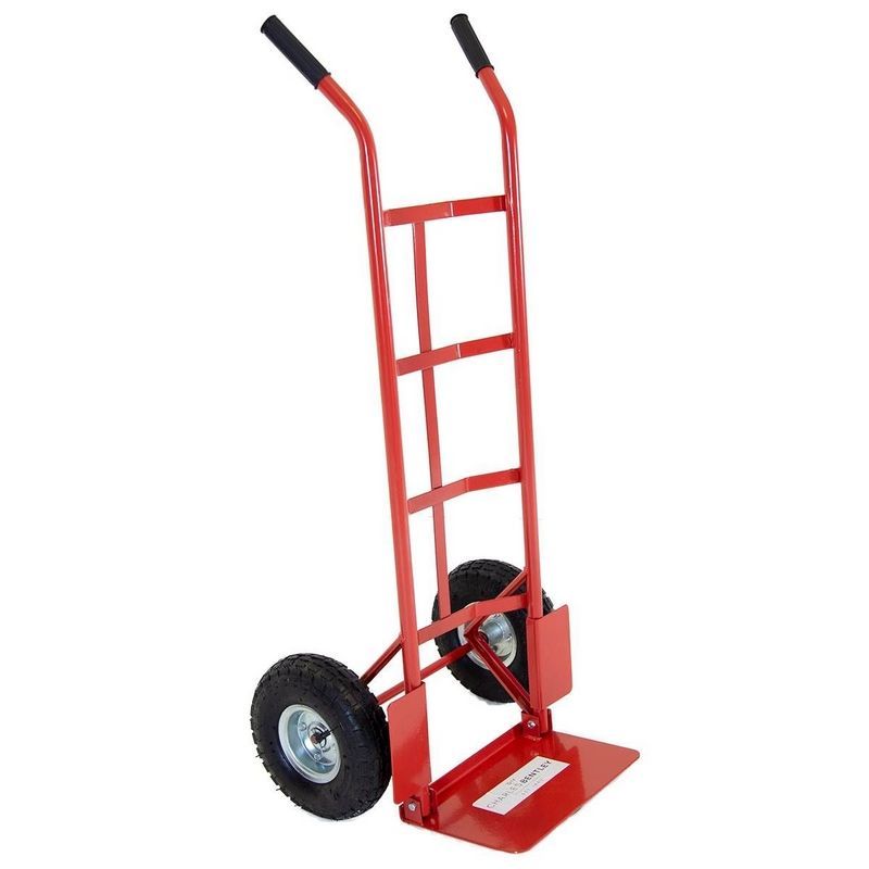 Steel Trolley 2 Wheels 121cm - Red Essentials by Wensum