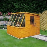 See more information about the Shire 8 x 6 Shiplap Apex Potting Garden Shed