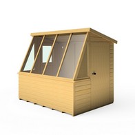 See more information about the Shire Iceni 8' 3" x 6' 3" Apex Shed - Premium Coated Shiplap