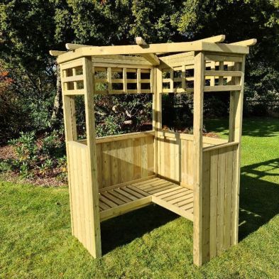 Product photograph of Jasmine Garden Arbour By Croft - 2 Seats from QD stores