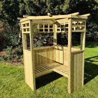 See more information about the Jasmine Garden Arbour by Croft - 2 Seats