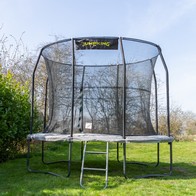 See more information about the 7ft x 10ft JumpKing Oval Combo Pro Trampoline