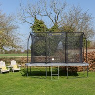 See more information about the 8ft x 12ft JumpKing Rectangular Combo Pro Trampoline