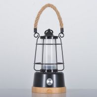 See more information about the Portable Hemp Rope Rechargable Garden Lantern by WildLand