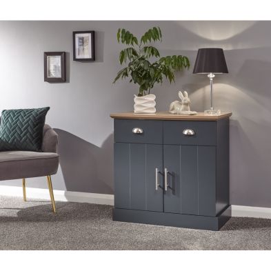 Product photograph of Kendal Sideboard Blue 2 Doors 1 Shelf 2 Drawers from QD stores