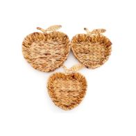 See more information about the Rattan Apple Shape Basket Trays