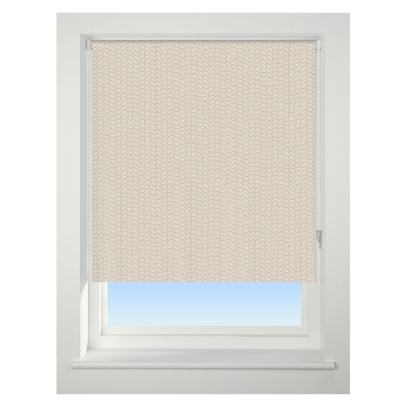 Universal 180cm Neutral Knitted Texture Blackout Roller Blind