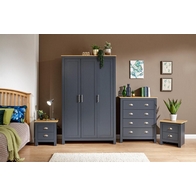 See more information about the Lancaster 4 Piece Bedroom Set Blue
