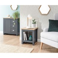See more information about the Lancaster Blue Side Table