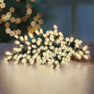 Christmas String Fairy Lights Multifunction Warm White Outdoor 400 Led 40m Timelights