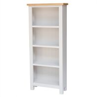 See more information about the Lucerne Oak White Bookcase - Pre-order