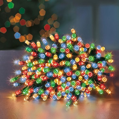 Christmas String Fairy Lights Animated Multicolour Outdoor 380 Led 227m Supabrights