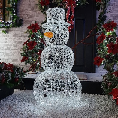 Christmas Feature Light Animated White Outdoor 80 Led 90cm