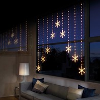 See more information about the Christmas Curtain Light Warm White Outdoor 339 LED - 1.2cm