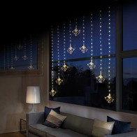 See more information about the Christmas Curtain Light Warm White Outdoor 483 LED - 1.2cm