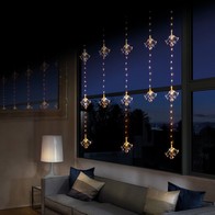 See more information about the Christmas Curtain Light Warm White Outdoor 598 LED - 1.2cm