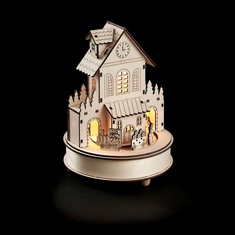 Ornament Miniature Christmas Scene Christmas Lights Warm White Indoor by Astralis