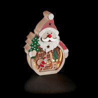 See more information about the Santa Table Light Christmas Decoration - 3 Warm White LEDs