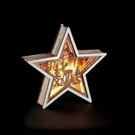 See more information about the Xmas Stag Star Light Christmas Decoration - 5 Warm White LEDs