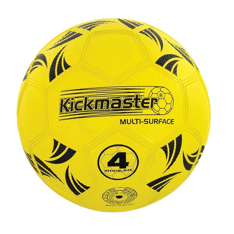 Kickmaster Multi Surface Size 4 Football Yellow