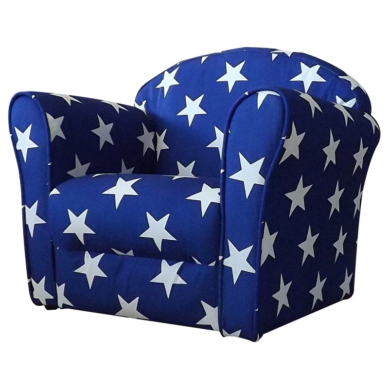 Star Junior Armchair Wood Blue by Kidsaw