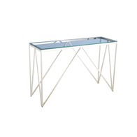 See more information about the Merrion Console Table Stainless Steel Mirrored