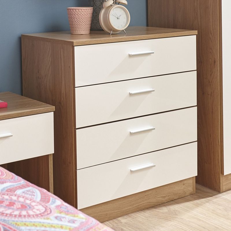 Melbourne White Chest Of 4 Drawers