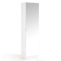 See more information about the Budget Shoe Storage Mirrored 1 Door 6 Shelf White