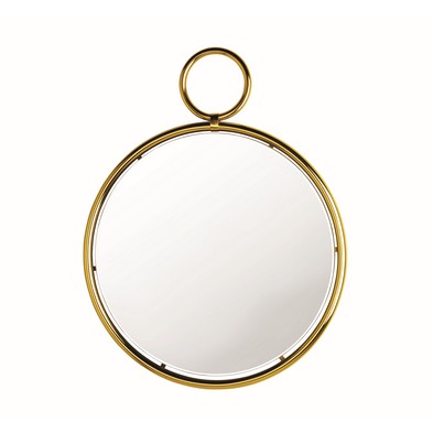 Product photograph of Mirror Stanless Steel Gold 83cm from QD stores