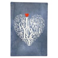 See more information about the Love Heart Sign Metal Wall Mounted - 41cm