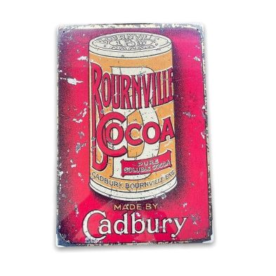 See more information about the Vintage Cadbury Bournville Sign Metal Wall Mounted - 42cm