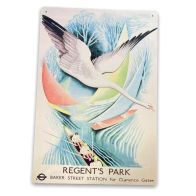 See more information about the Vintage London Underground Regent's Park Sign Metal Wall Mounted - 42cm