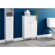 See more information about the Moritz White 2 Door 1 Drawer Bathroom Cabinet