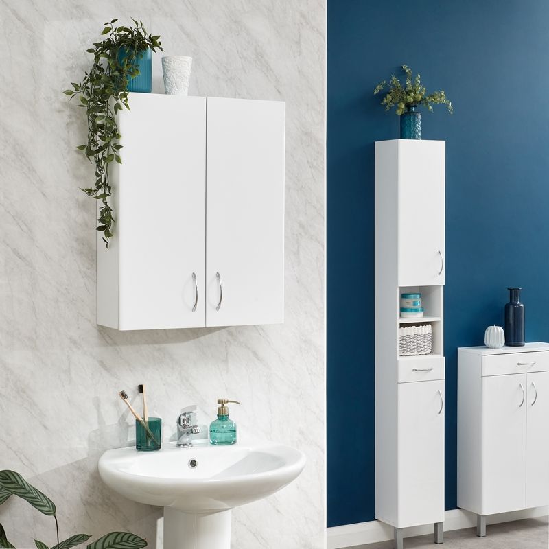 Moritz White 2 Door Bathroom Cabinet