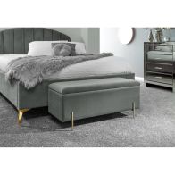 See more information about the Mystica Grey 1 Door Ottoman Storage Bench