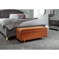 See more information about the Mystica Brown 1 Door Ottoman Storage Bench