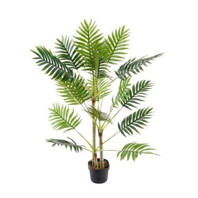 Product photograph of Palm Tree Artificial Plant Green - 100cm from QD stores